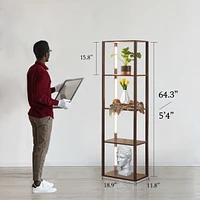 Fenlo Fancy Plus - Led Display Shelf Floor Lamp with 3 Brightness Levels