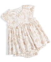 First Impressions Baby Girls Summer Chic Botanical-Print Sunsuit, Created for Macy's