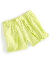 First Impressions Baby Girls Swiss Dot Woven Cotton Ruffled Shorts, Created for Macy's