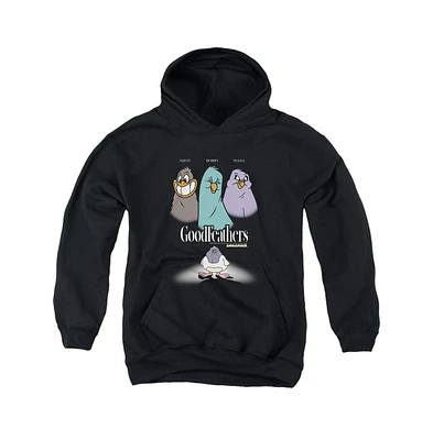 Animaniacs Boys Youth Goodfeathers Pull Over Hoodie / Hooded Sweatshirt