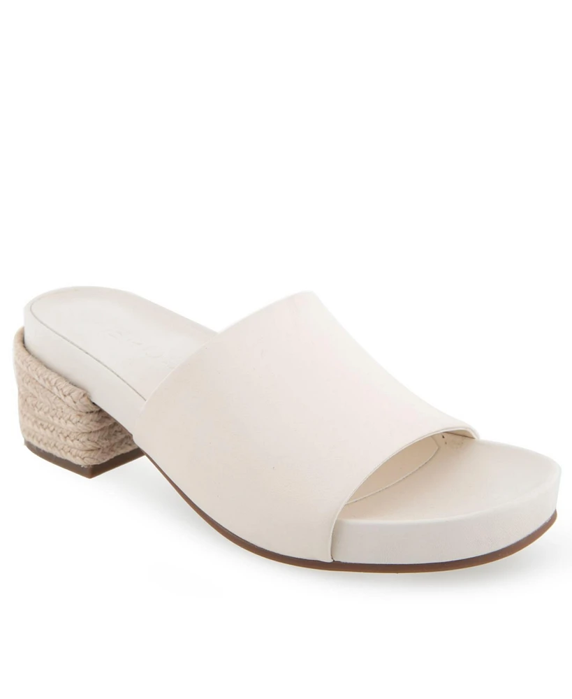 Aerosoles Women's Clark Slip-On Chucky Heel Sandals