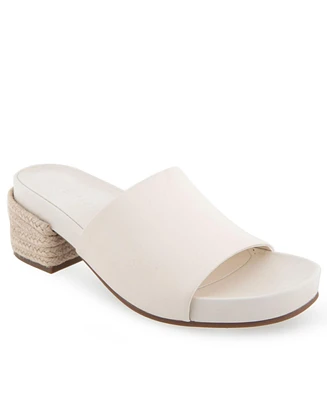 Aerosoles Women's Clark Slip-On Chucky Heel Sandals