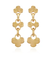 T Tahari Gold-Tone Linear Drop Dangle Earrings