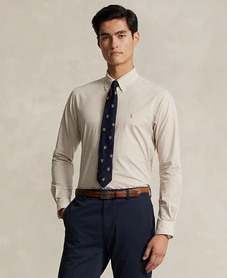 Polo Ralph Lauren Men's Slim-Fit Gingham Stretch Poplin Shirt