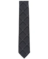 Perry Ellis Men's Bannos Large Grid Tie