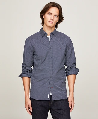 Tommy Hilfiger Men's Poplin Long Sleeve Button-Down Shirt