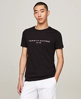 Tommy Hilfiger Men's Embroidered Logo Slim-Fit Crewneck T-Shirt