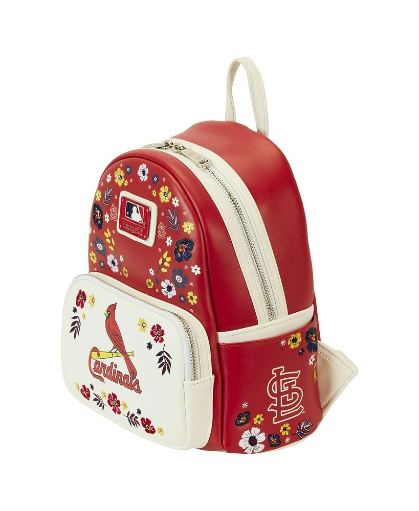 Men's and Women's Loungefly St. Louis Cardinals Floral Mini Backpack