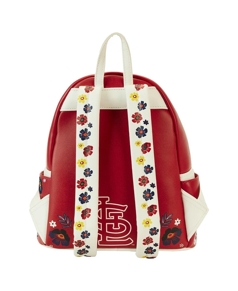 Men's and Women's Loungefly St. Louis Cardinals Floral Mini Backpack