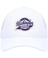 Men's Ahead White Washington Huskies Brant Trucker Adjustable Hat