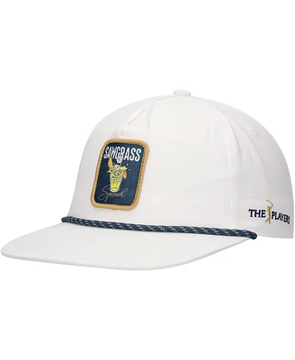 Men's Barstool Golf White The Players Snapback Hat