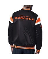 Men's Starter Cincinnati Bengals Satin Full-Snap Varsity Jacket