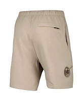 Men's Pro Standard Khaki San Diego Padres Neutral Fleece Shorts