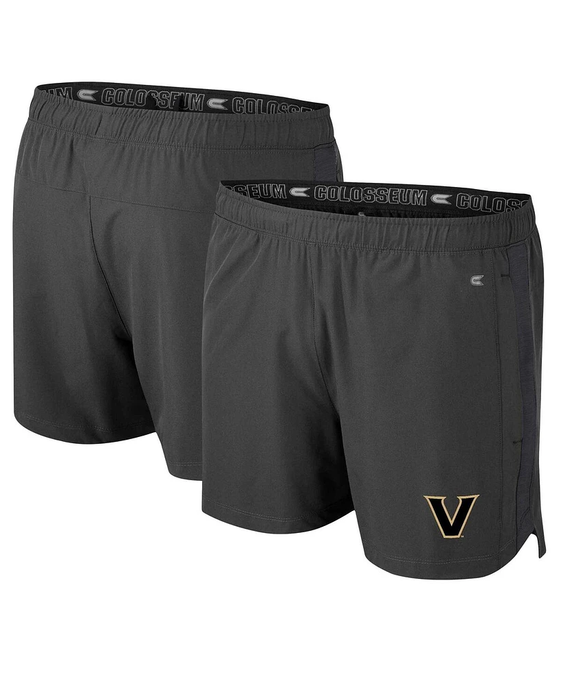 Men's Colosseum Charcoal Vanderbilt Commodores Langmore Shorts