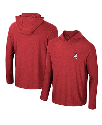 Colosseum Men's Alabama Crimson Tide Cloud Jersey Raglan Long Sleeve Hoodie T-Shirt