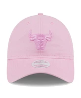 Women's New Era Pink Chicago Bulls Colorpack Tonal 9TWENTY Adjustable Hat