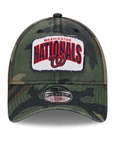 Men's New Era Camo Washington Nationals Gameday 9FORTY Adjustable Hat