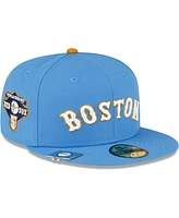 Men's New Era Light Blue Boston Red Sox City Flag 59FIFTY Fitted Hat