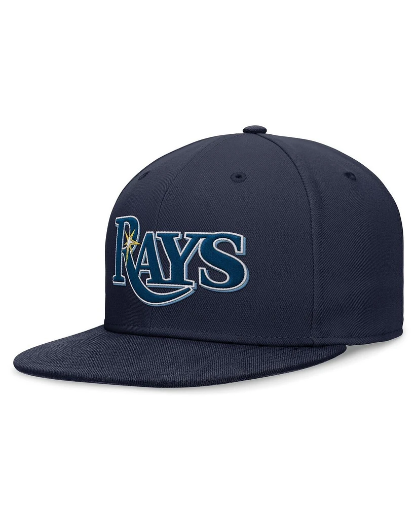 Men's Nike Navy Tampa Bay Rays Evergreen Performance Fitted Hat