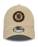 Men's New Era Khaki Chelsea Corduroy 39THIRTY Flex Hat