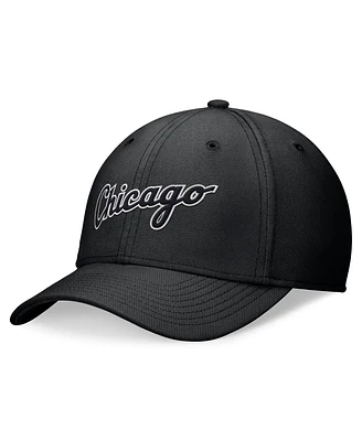 Men's Nike Black Chicago White Sox Evergreen Performance Flex Hat