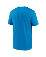 Men's Nike Blue Miami Marlins Legend Fuse Large Logo Performance T-shirt
