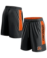 Men's Fanatics Black Cincinnati Bengals Win The Match Shorts