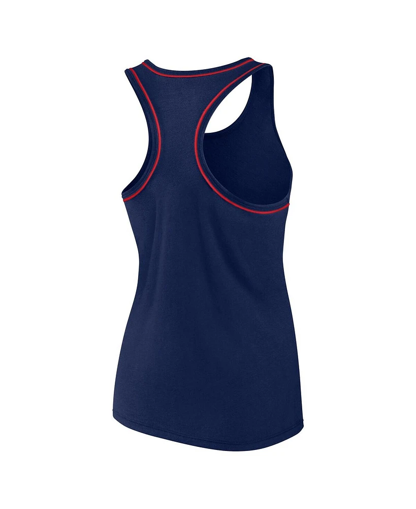 Women's Fanatics Navy Team Usa Center Bold Tank Top