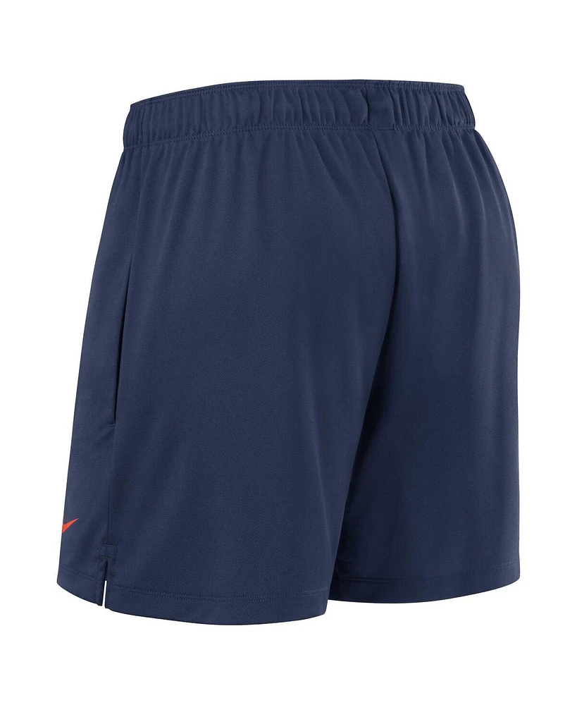 Women's Nike Navy Houston Astros Authentic Collection Knit Shorts