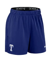 Women's Nike Royal Texas Rangers Authentic Collection Knit Shorts