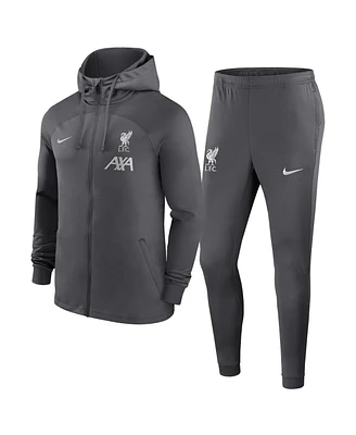 Men's Nike Anthracite Liverpool 2024/25 Strike Performance Track Suit