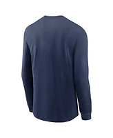 Men's Nike Navy Atlanta Braves Repeater Long Sleeve T-shirt