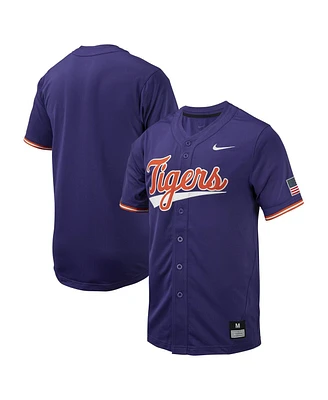 Men's Nike Clemson Tigers Replica Full-Button Baseball Jersey
