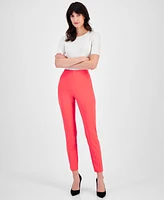 Anne Klein Women's Hollywood Pull-On Slim-Leg Ankle Pants