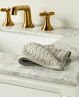 Hotel Collection Sculpted Chain-Link Wash Towel, 13" x 13", Exclusively at Macy's