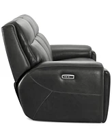 Varsani 90" Zero Gravity Leather Sofa, Created for Macy's