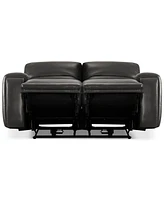 Varsani 67" Zero Gravity Leather Loveseat, Created for Macy's