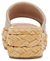 Dolce Vita Women's Chavi Raffia Flatform Slide Sandals