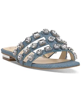 Jessica Simpson Detta Crystal Embellished Slide Sandals