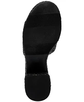 Wild Pair Niftyy Woven Espadrille Platform Wedge Slide Sandals, Created for Macy's