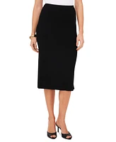 Vince Camuto Women's Side-Slit Sweater Midi Skirt