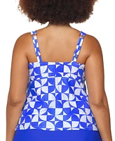 Raisins Curve Tanzania V-Neck Tankini Top