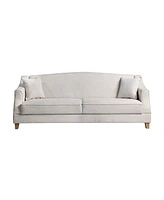 Serta 86.6" W Polyester Sorenson Convertible Sofa with Storage