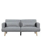 Serta 79.9" W Polyester Price Convertible Sofa