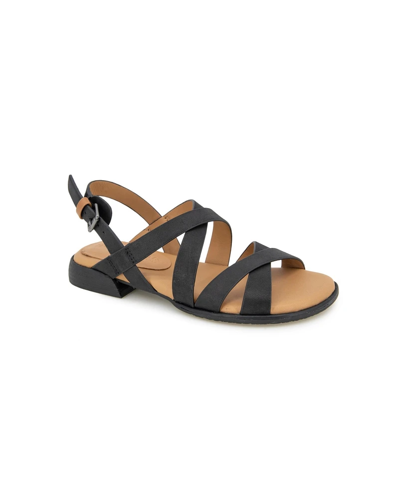 Gentle Souls Women's Helen Buckle Sandals