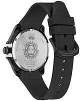 Citizen Eco-Drive Men's Star Wars Imperial Stormtrooper Black Perforated Polyurethane Strap Watch 44mm