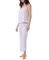 Splendid Women's 2-Pc. Tie-Strap Cami Pajamas Set