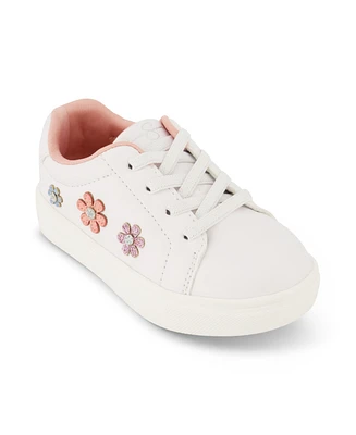 Jessica Simpson Toddler Girls Gina Flower Court Slip On Shoes