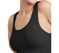 Hanes Women's Originals Cozywear Ribbed Longline Bralette OG116