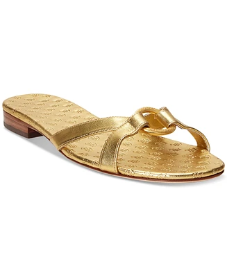 Lauren Ralph Women's Emmy Slide Flat Sandals